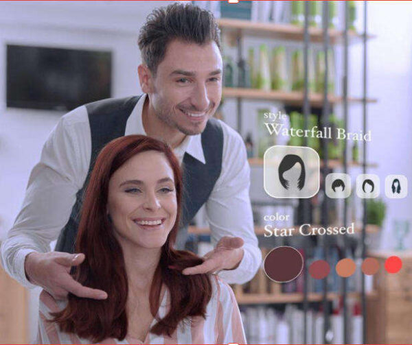 Fodrász- és Barber szalon okostükör / Smart display / 600 x 800 mm